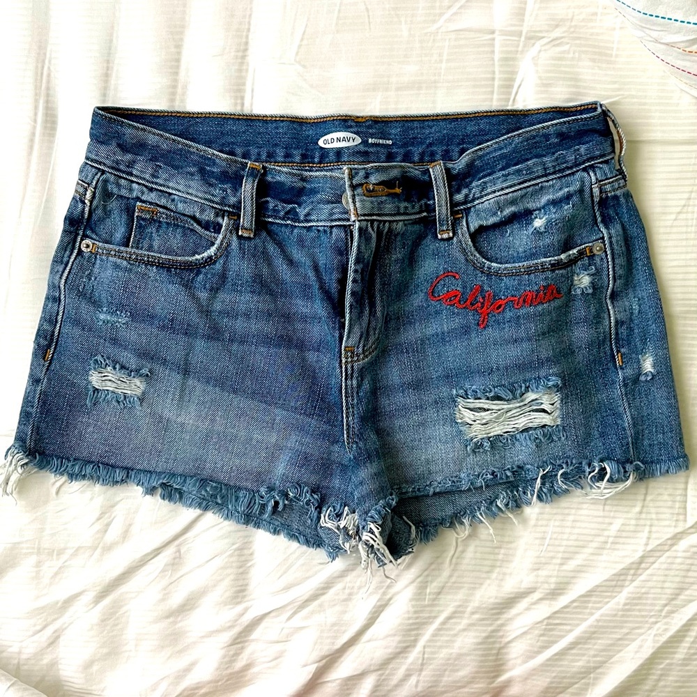 Old Navy Boyfriend Jean Shorts